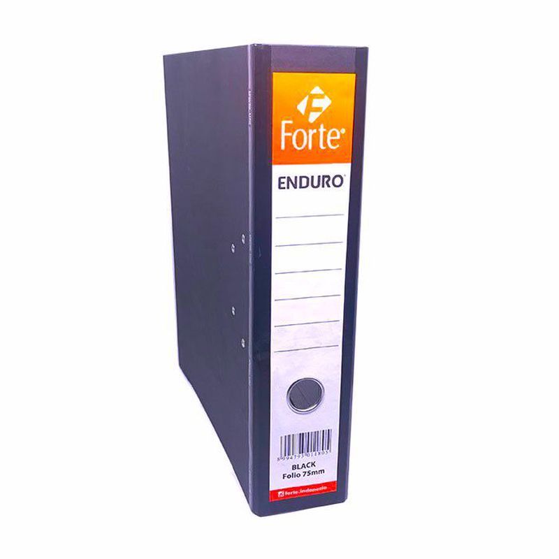 

1 PCS ECER ODNER ENDURO F4 75MM FORTE HITAM / Odner Enduro Folio