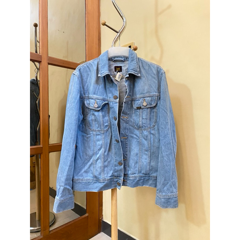 preloved lee denim jeans jacket