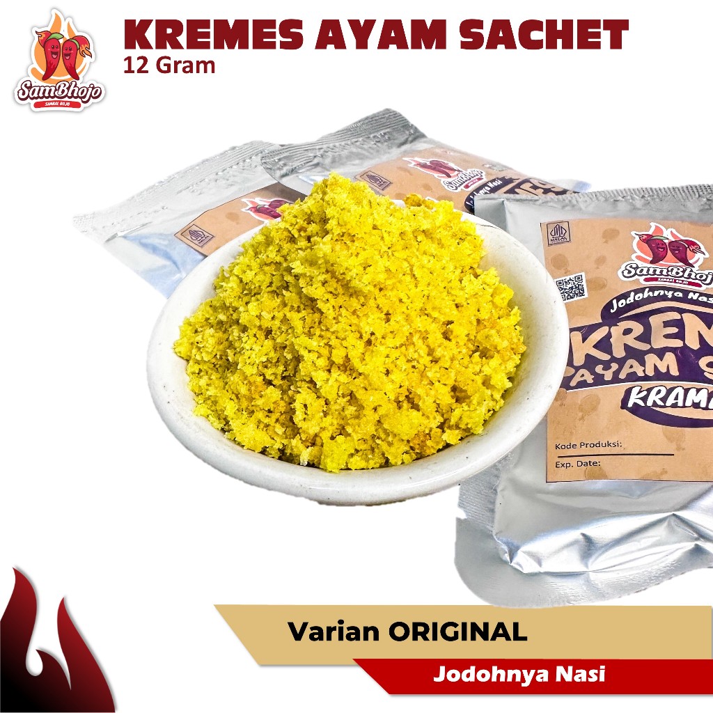 

SamBhojo Kremes Ayam Saset Varian Original 12gr