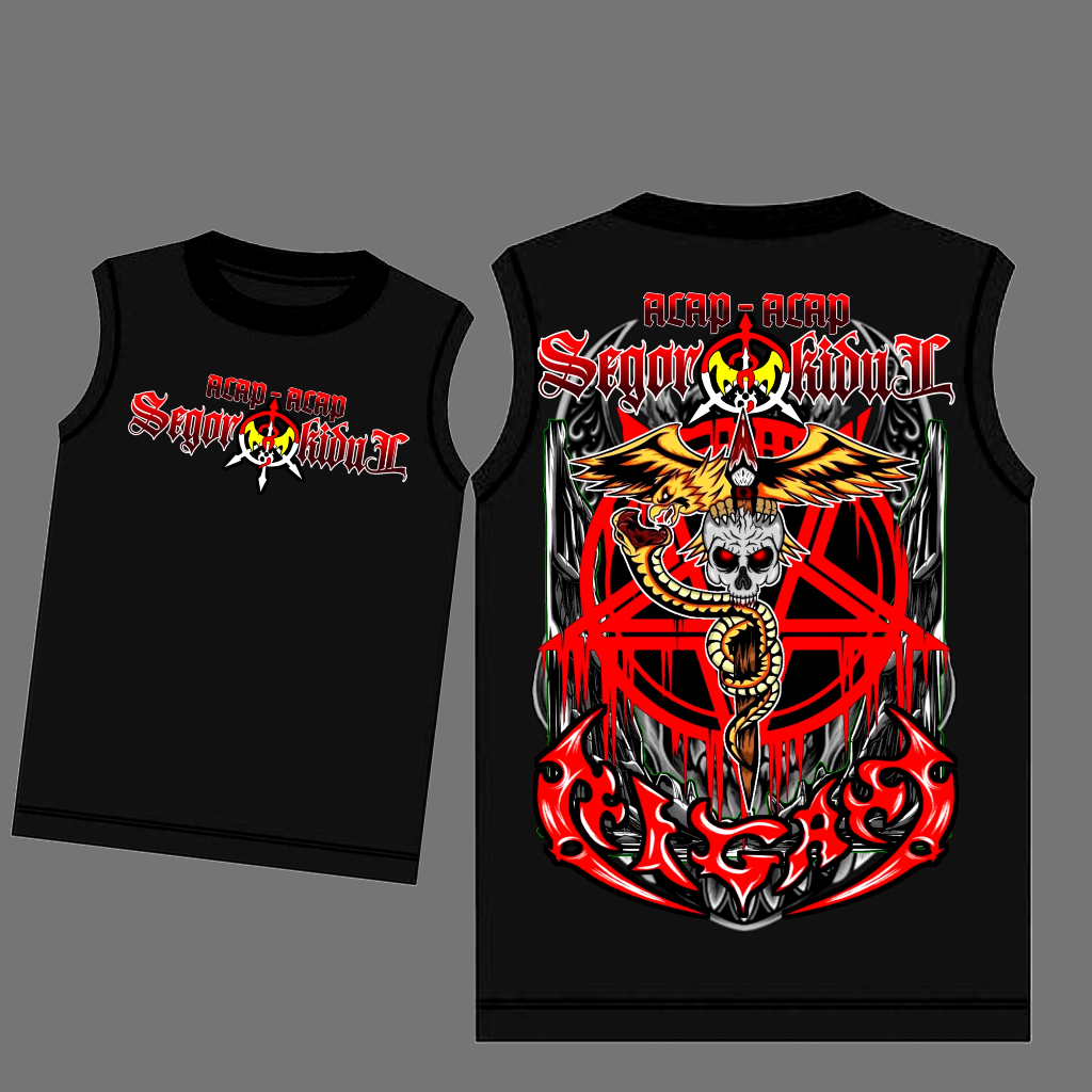 KAOS LIGAS BUNDA KANDUNG PAGAR  NUSA FULL KATUN / KAOS LIGAS PAGAR  NUSA