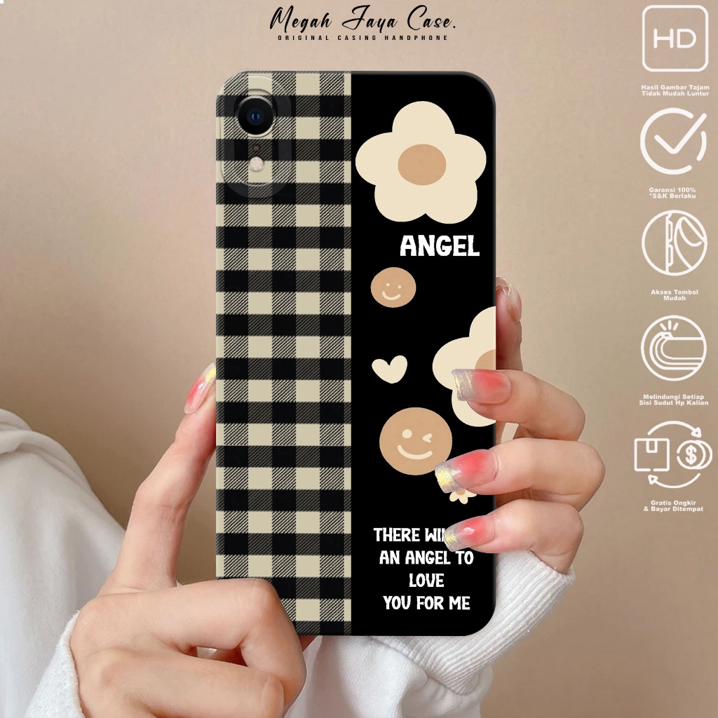 Case Iphone XR - Casing Hp Iphone XR Motif BUNGA - Silikon Hp Iphone XR - Cover Hp - Kesing Hp Iphon