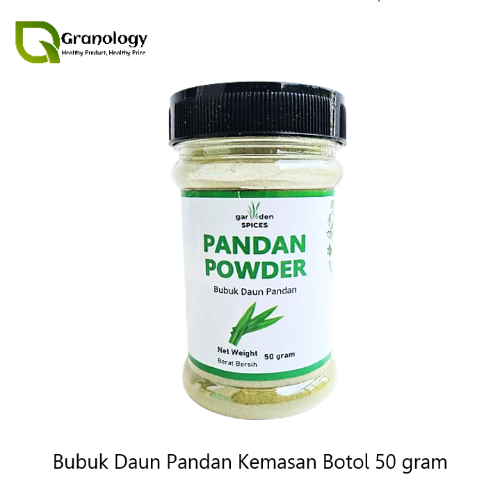 

Garden Spices Bumbu Kemasan Botol - Bubuk Daun Pandan (50 gram)