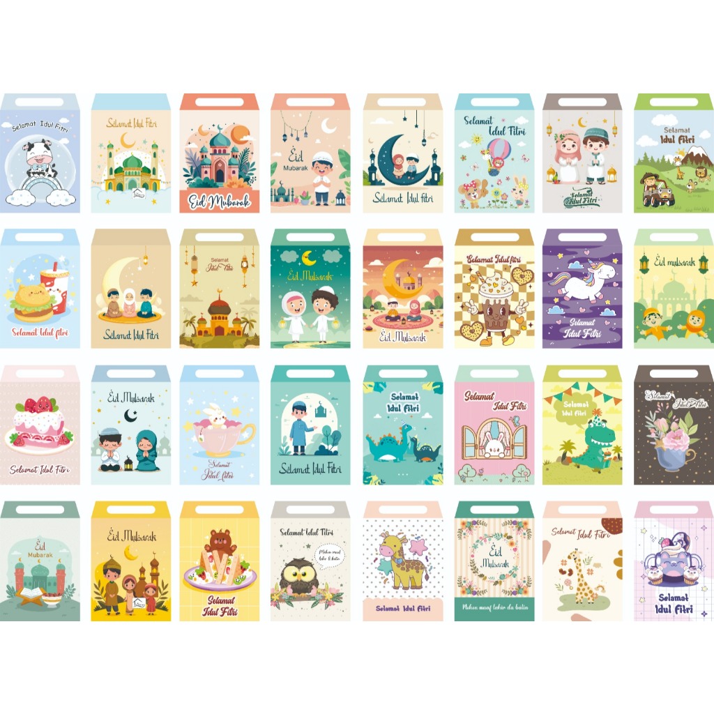 

amplop lebaran medium isi 10 pcs//RANDOM//Harga 1 pack