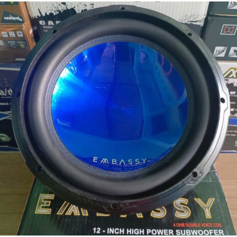 SUBWOOFER EMBASSY 12 INCH EW-126 SUPER BASS BOKONG GEDE