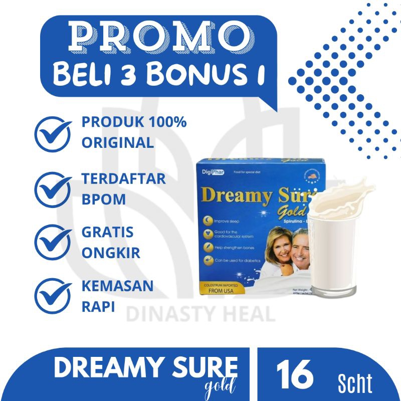 

DREAMY SURE GOLD IMPORT USA SUSU UNTUK INSOMNIA DAN GANGGUAN TIDUR