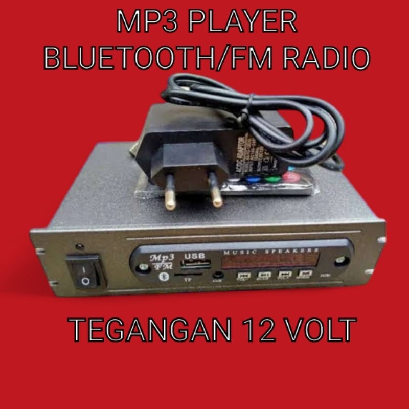 rakitan mp3 bluetooth  +adaptor+Remot siap pakai