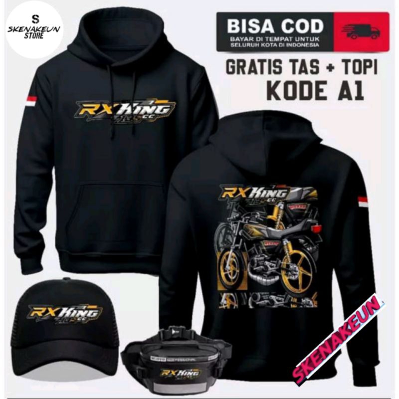 HOODIE YAMAHA RX KING 135CC ORIGINAL SWEATER RX KING KEREN BERKUALITAS HOODIE TOURING RX KING HOODIE