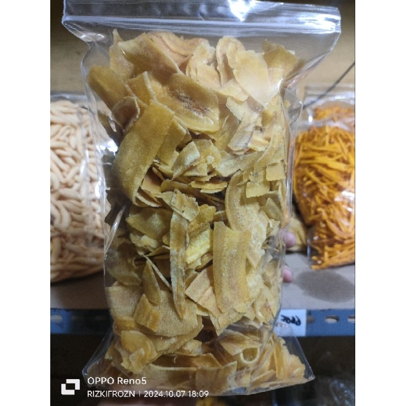 

Kripik pisang asin gurih 450gram