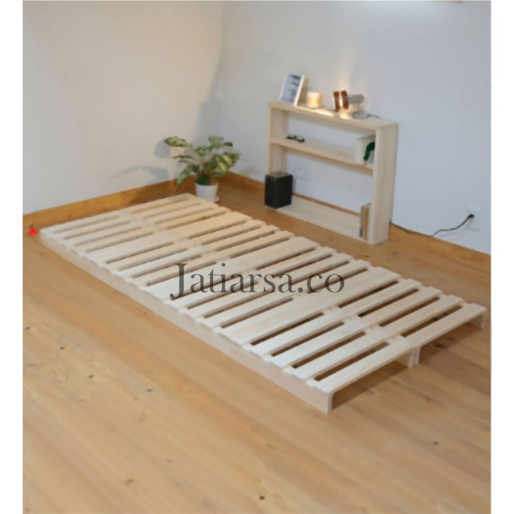 dipan kayu 90x200 divan kayu palet kayu tatakan kasur