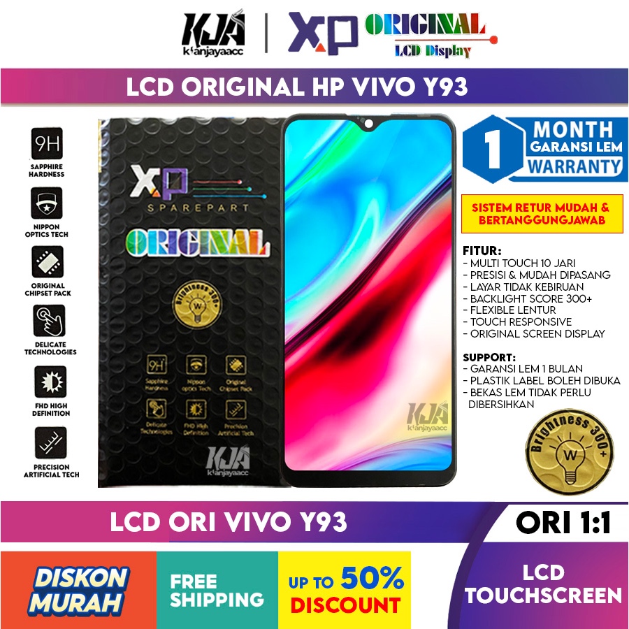 Promo LCD Original Vivo Y93 / 1814, 1815, V1818A, V1818T LCD Touchscreen Hp ORI