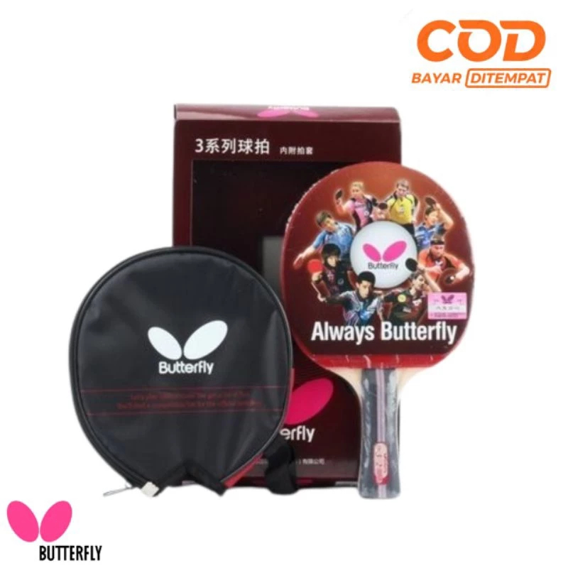 BET TENIS MEJA PINGPONG BUTTERFLY DOUBLE FISH