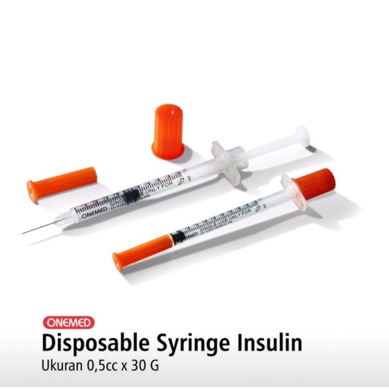 Spuit 0,5cc Onemed / syringe 0,5ml x 30G Onemed