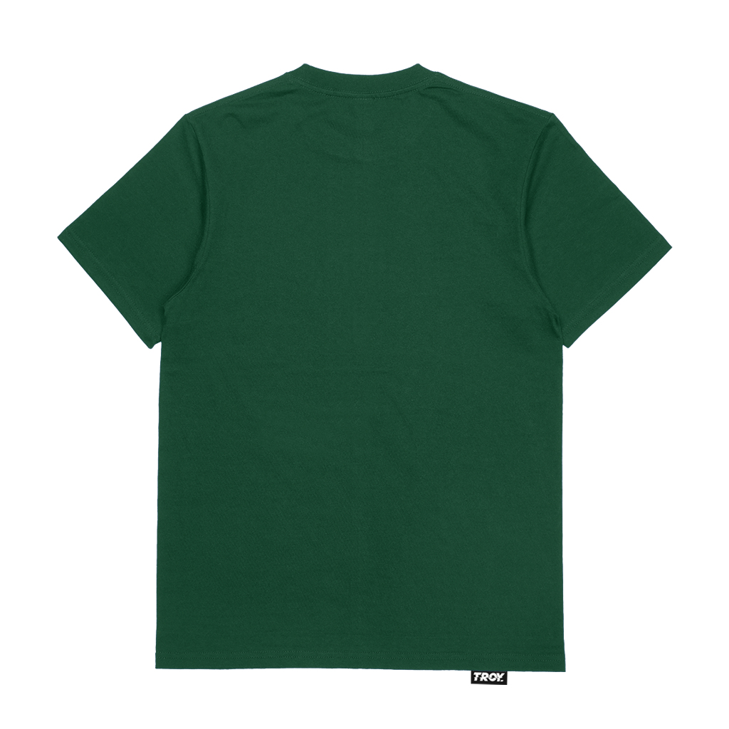 Troy Company Tshirt Forest Green Ocean - Kaos Lengan Pendek Kaos Hijau MTD 2736
