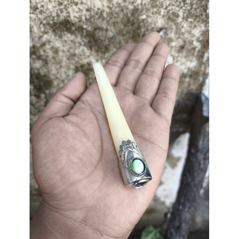 once pipa rokok tulang kaki kuda super pilihan panjang 13cm