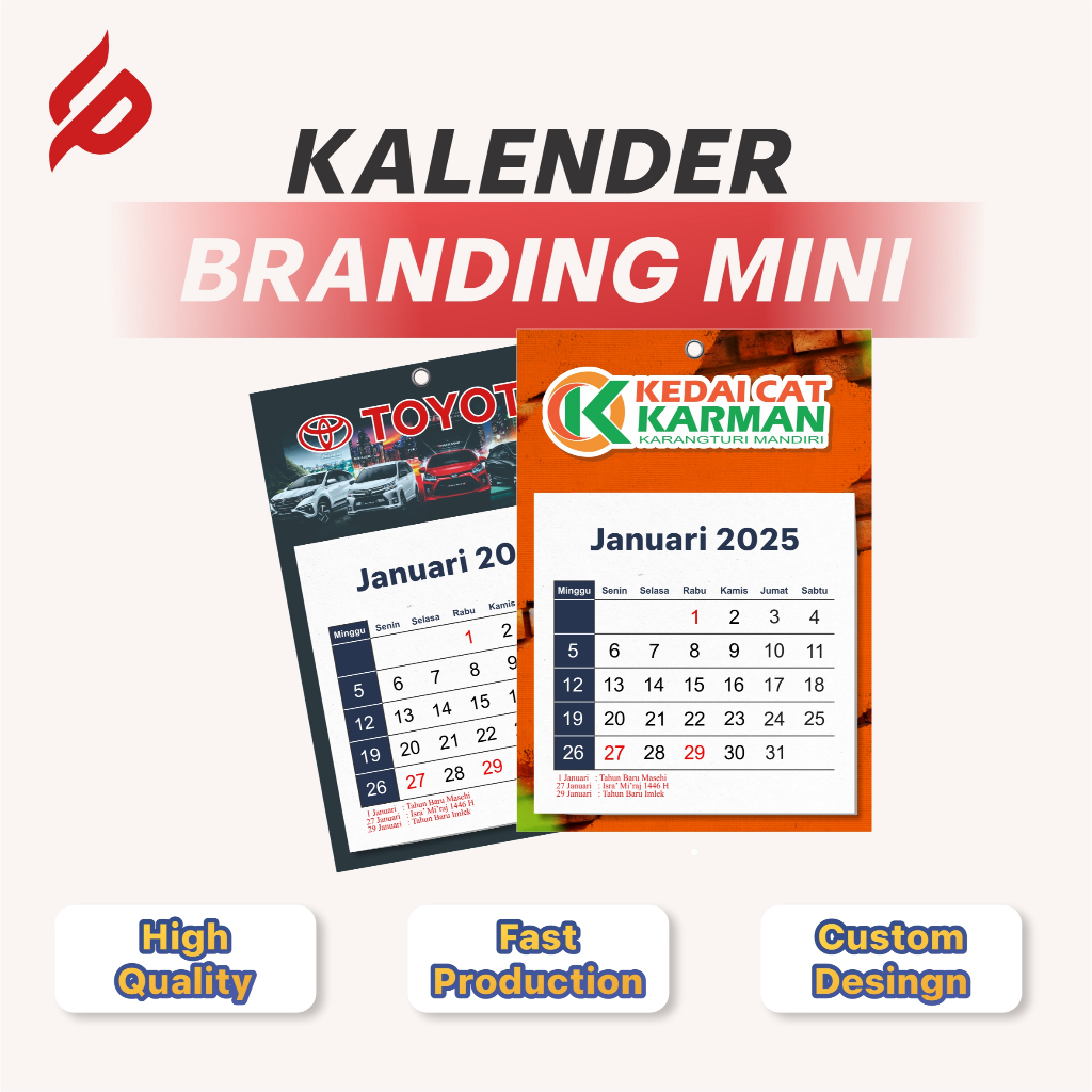 

KALENDER 2025 | KALENDER MINI | KALENDER DINDING MINI | KALENDER BRANDING MINI