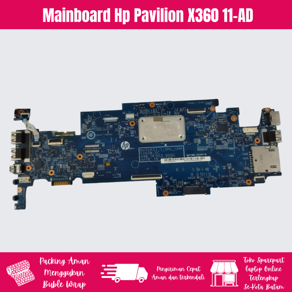 Mainboard Hp Pavilion X360 11-AD Seken Berkualitas