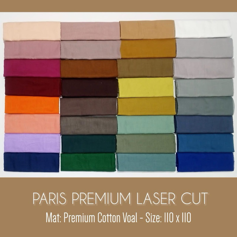 Paris Premium LaserCut || Paris Premium Segiempat Polos