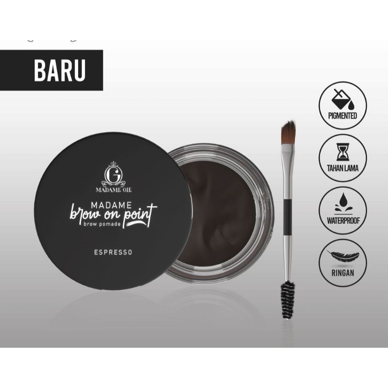 Madame Gie Brow On Point Brow Pomade - Pomade Alis