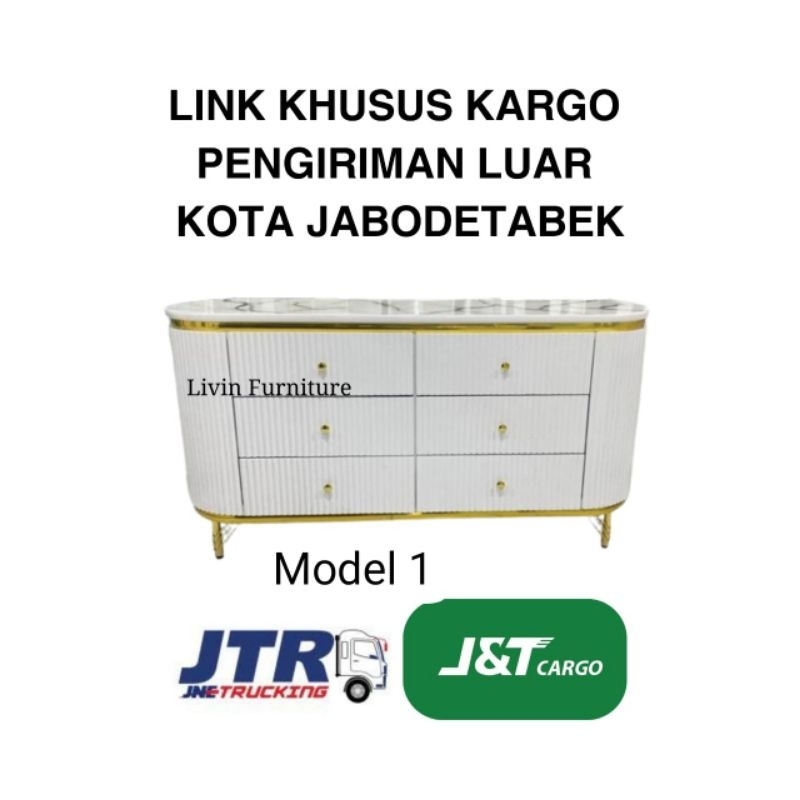 bufet tv oval 160cm minimalis