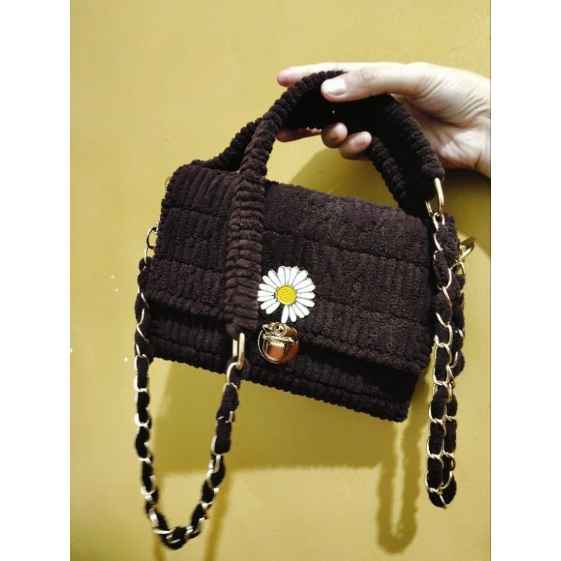 pluffy bag | tas chrochet