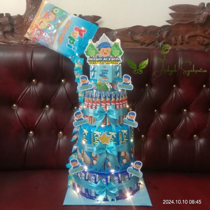 

Cake Snak / Tower Jajanan / bisa request Lampu