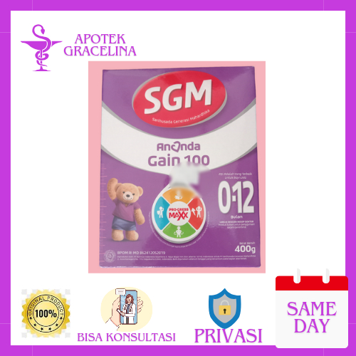 SGM ANANDA GAIN 100 0-12 BULAN 400 GRAM