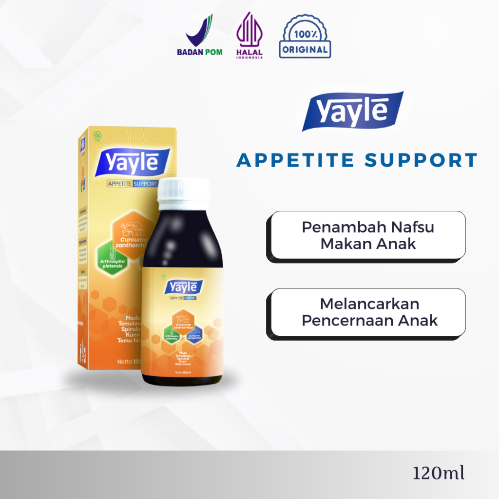 Yayle Appetite 120ml Vitamin Untuk Anak Lahap Makan