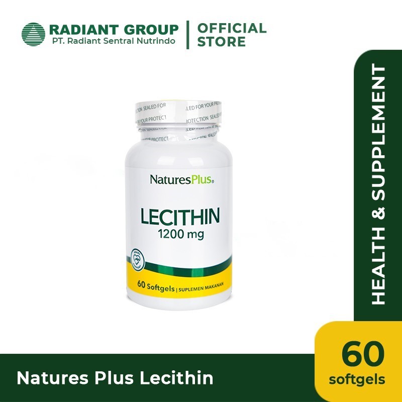 Natures Plus Lecithin 1200mg - 60 Softgels