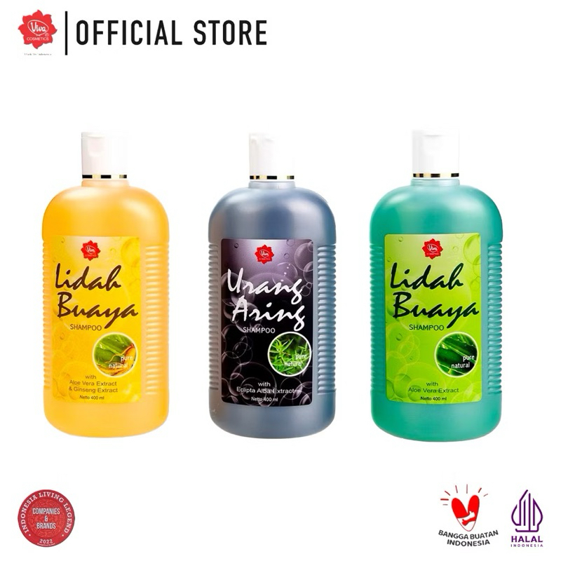 •JEJU• VIVA SHAMPOO 400ML | HAIR TONIC 60ML | HAIR OIL | LIDAH BUAYA GINSENG - URANG ARING - LIDAH B