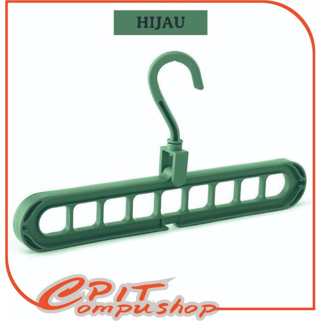 Hanger Magic Baju 9 Lubang / Hanger Pakaian / Magic Hanger Wonder