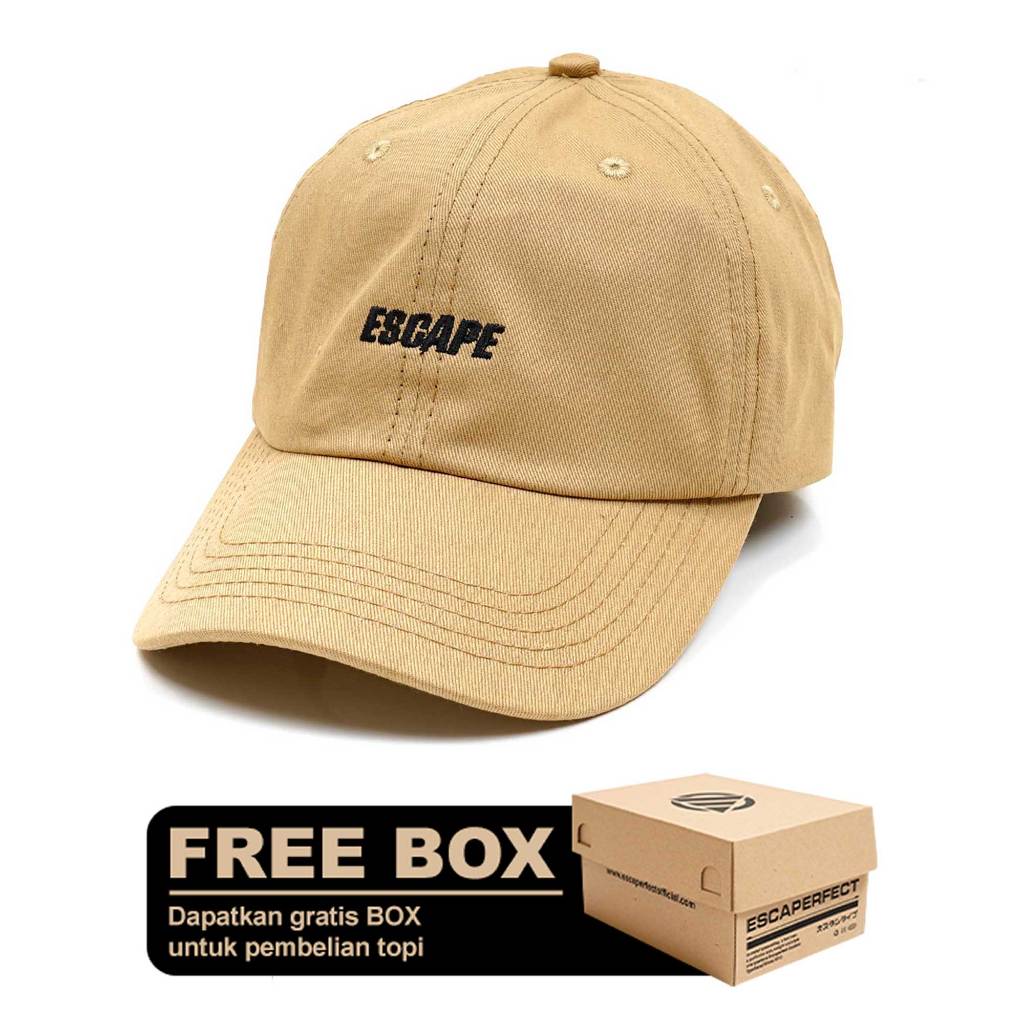 Escaperfect Polo Cap Simple Minami - Cream Topi Pria