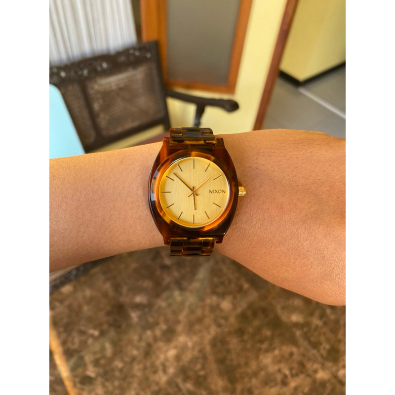 Nixon Time Teller Acetate Gold Original