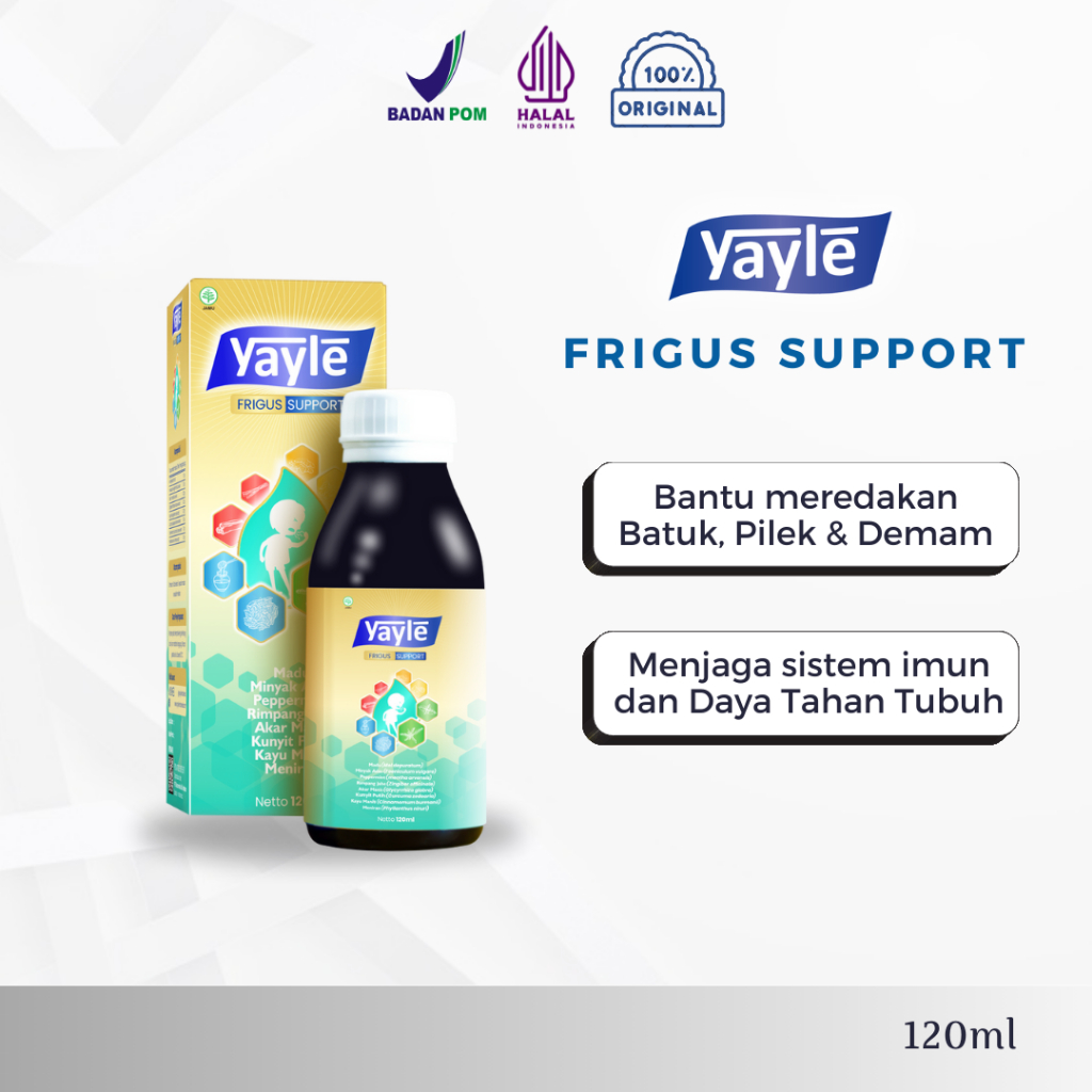 Yayle Frigus 120ml Vitamin Untuk Anak Batuk Pilek