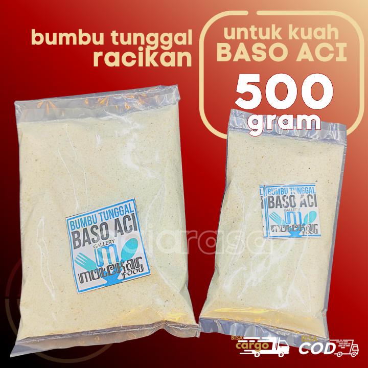 

GROSIRAN - 500gr BUMBU TUNGGAL Kuah BASO ACI isi 2x250gr by GaiaRasa