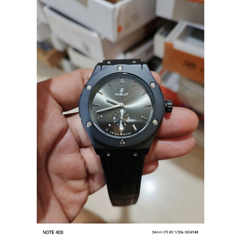 Jam Tangan Pria Hublot Series Big Bang - Full Black