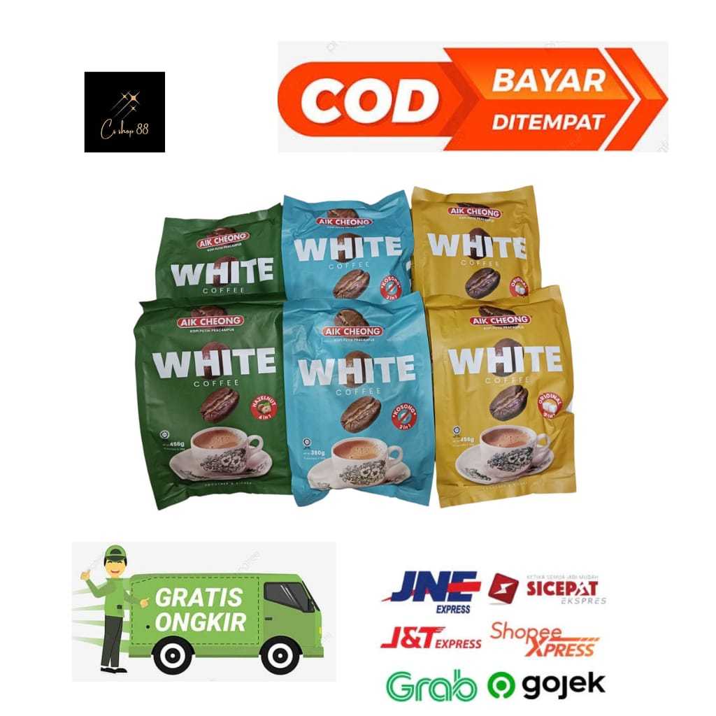 

AIK CHEONG/ Aikcheong White Coffee | Cafe Art Chocolate | Teh Tarik White Coffee Original White Coffee Hazelnut White Coffee Kosong Ori Malaysia