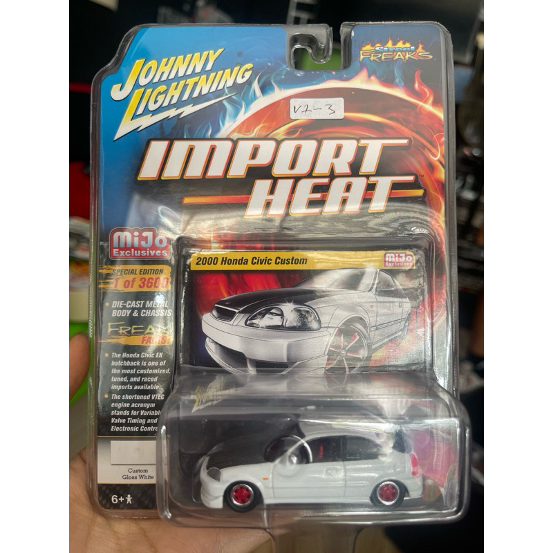 johnny lightning 2000 honda civic ek9 custom