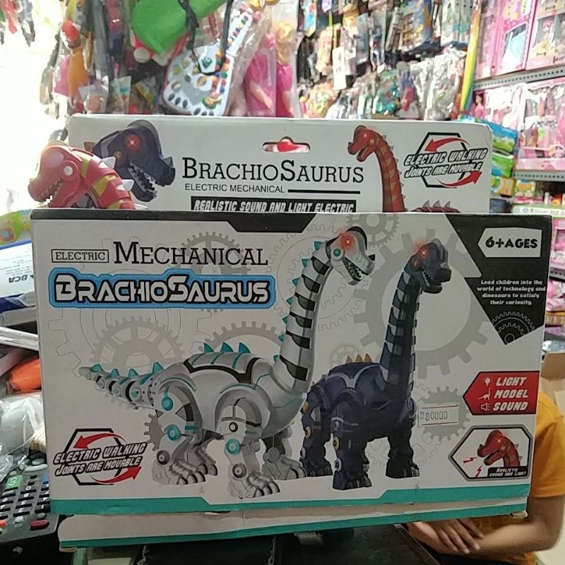 Sendy toys mainan mechanical brachiosaurus
