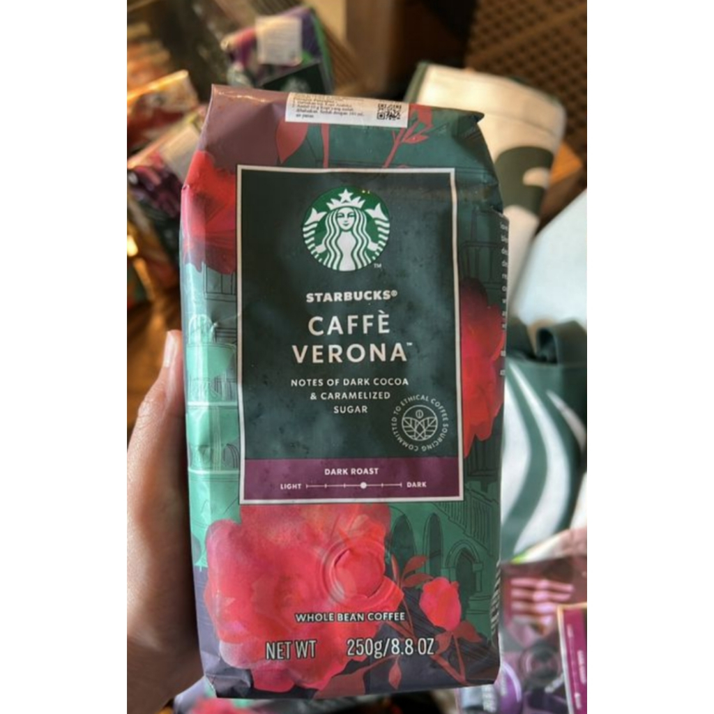 

Whole Bean Starbucks Dark Roast 250gram_Caffe Verona