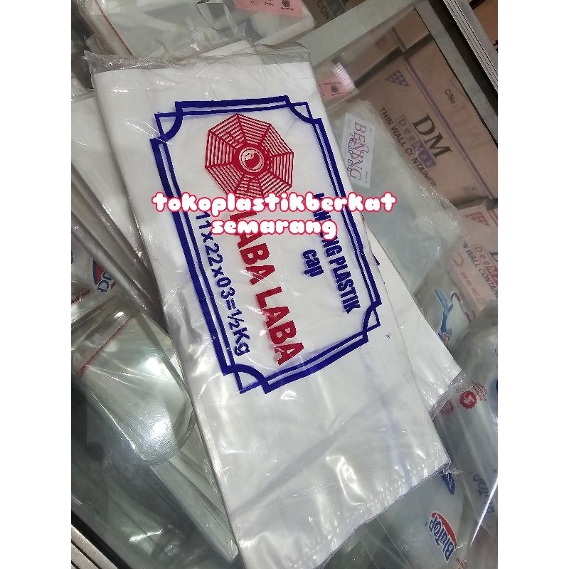 Plastik laba laba 11x22x03 / plastik laba laba tebal