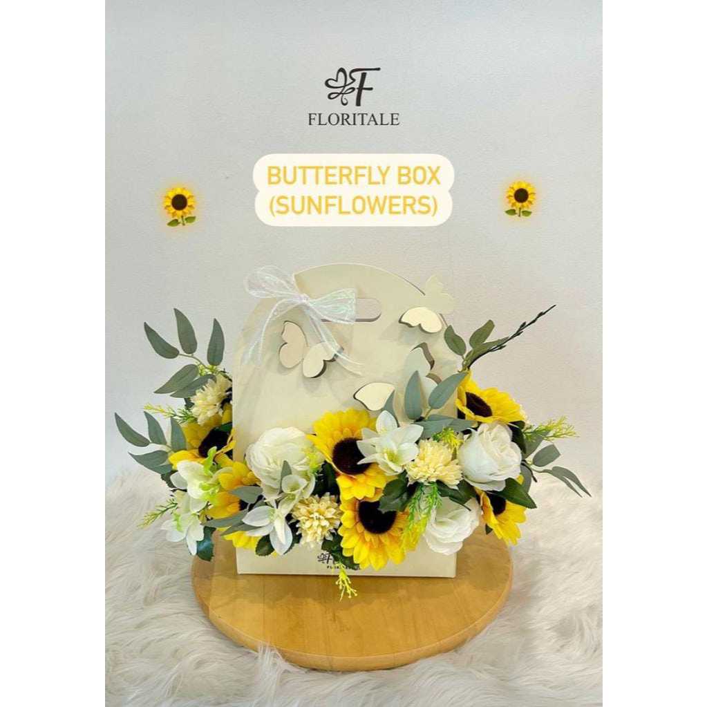 [READY] Hampers Bloom Box Artificial Flowers/ Hampers Box Bunga Palsu