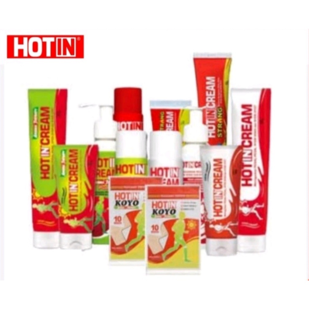 Hot in Cream Pereda Nyeri Otot Original/DCL/Strong/Aromatherapy