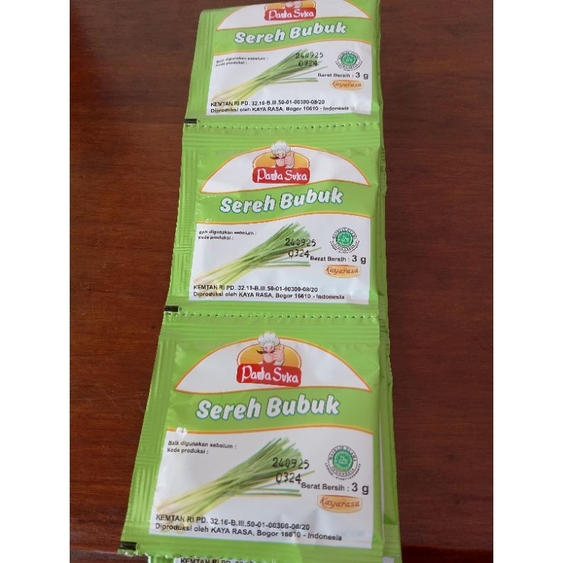 

Sereh Bubuk 3g