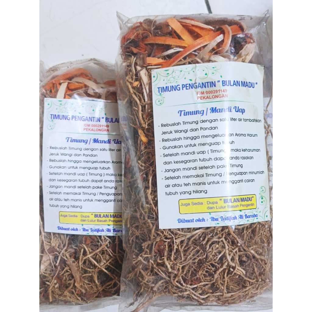 rempah mandi spa sauna timung penganten