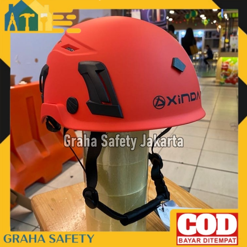 Helm Safety Climbing XINDA / Safety Helmet Panjat Sar Rescue