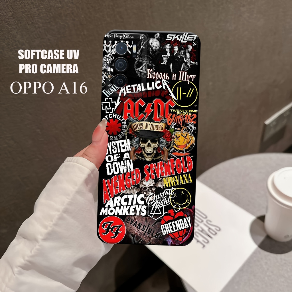 Case OPPO A16 - OPPO A16  Terbaru - Softcase OPPO A16  - Softcase Pro Camera - Casing Hp OPPO A16 - 