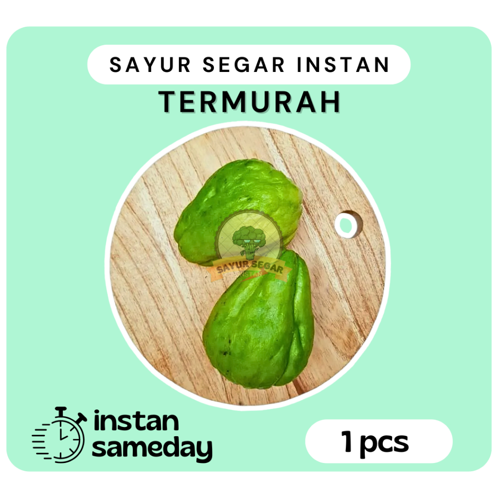 

Labu Siam/Labu Siam Besar/Labu Lalap 1Pcs - Sayur Segar Instan