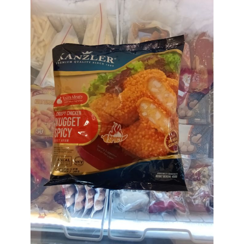 

Kanzler chicken nugget spicy 450gr