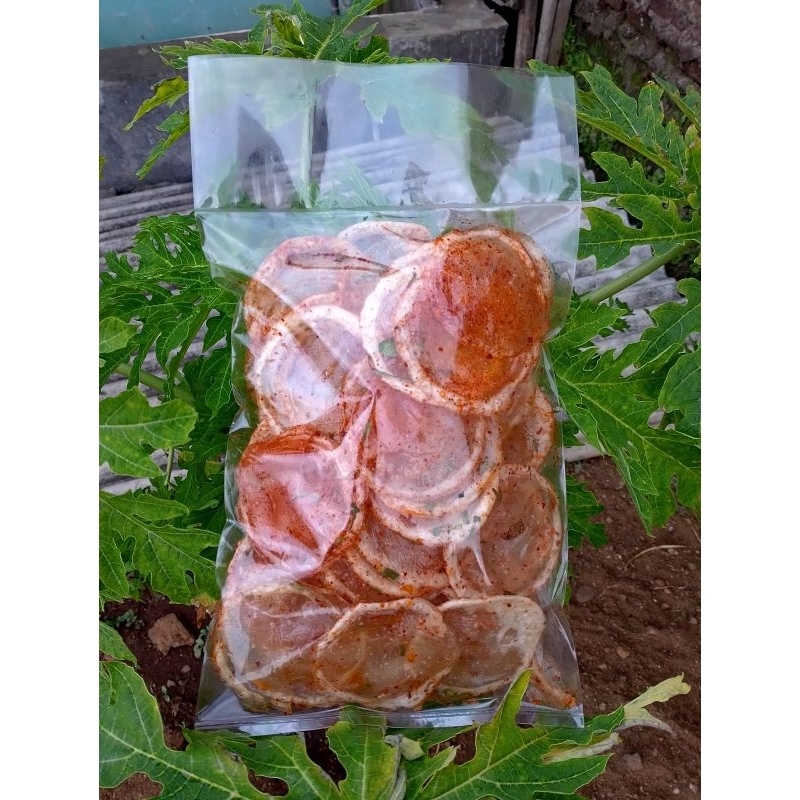 

130 GRAM SEBRING ELOD PEDAS DAUN JERUK / KRIPCA PEDAS DAUN JERUK