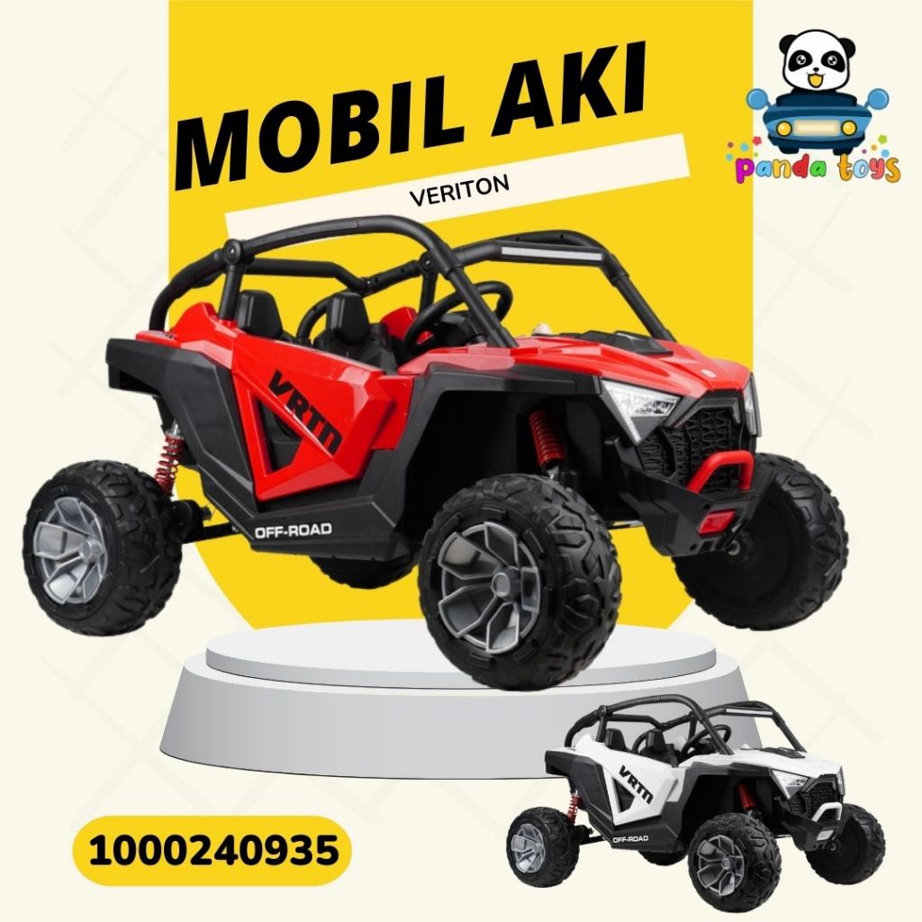 MOBIL AKI M9288C Veriton BAN KARET PMB TOYS MOBIL AKI ANAK JEEP VERITON PANDA TOYS SEMARANG